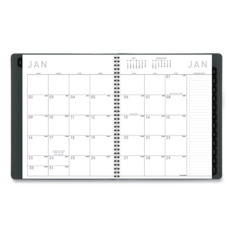 AT-A-GLANCE Contemporary Weekly/Monthly Planner, 11 x 8.25, Forest Green Cover, 12-Month (Jan to Dec): 2023