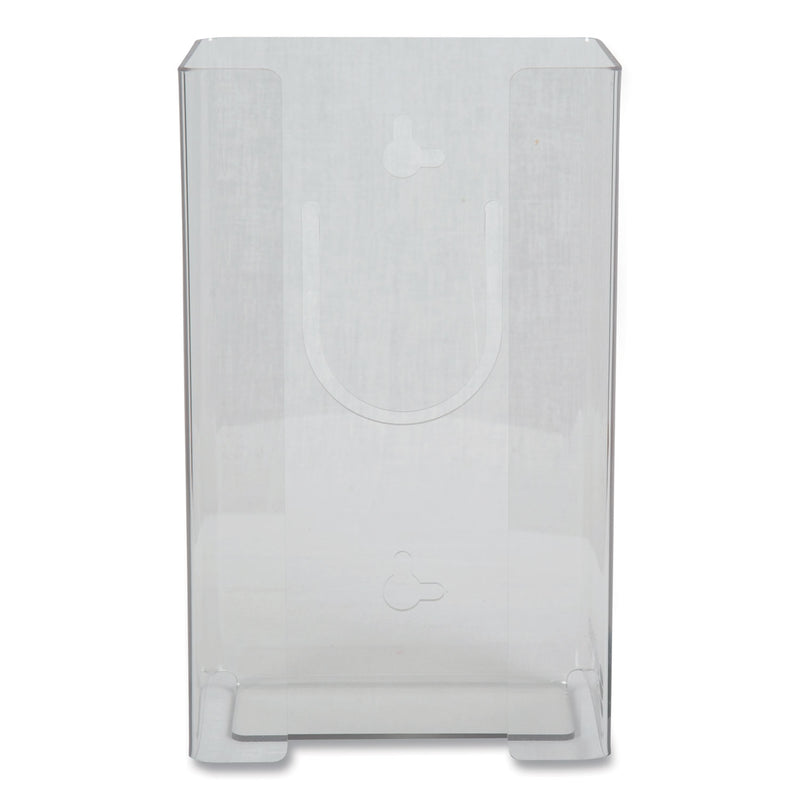 San Jamar Clear Plexiglas Disposable Glove Dispenser, 1-Box, Plexiglas, Clear, 5.5 x 3.75 x 10