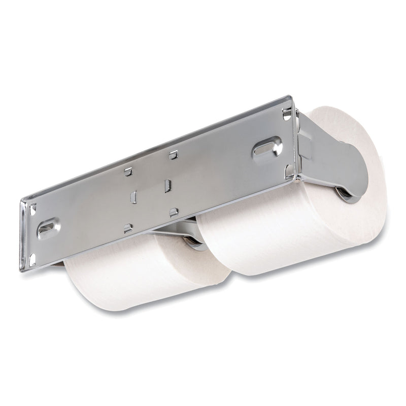 San Jamar Locking Toilet Tissue Dispenser, 12.38 x 4.5 x 2.75, Chrome