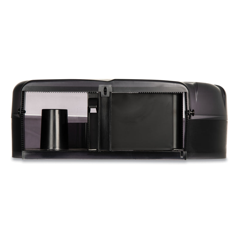 San Jamar Oceans Reserva Jumbo Tissue Dispenser with Stub, 16.75 x 5.5 x 12.25, Black Pearl