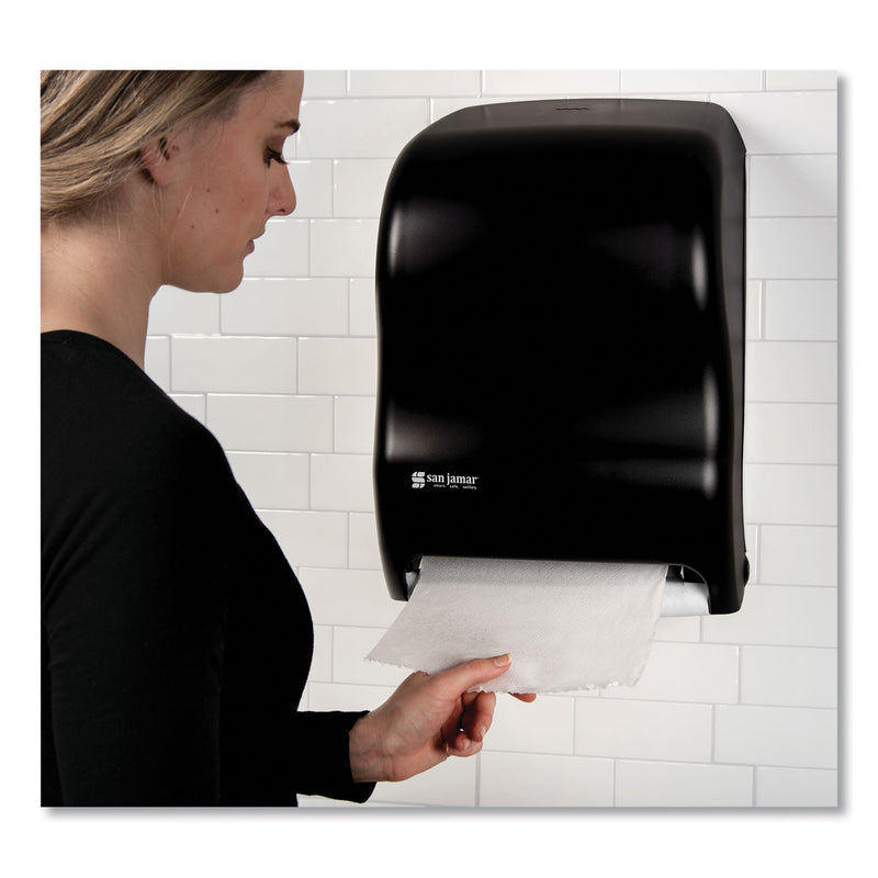 San Jamar Tear-N-Dry Touchless Roll Towel Dispenser, 11.75 x 9 x 15.5, Black Pearl