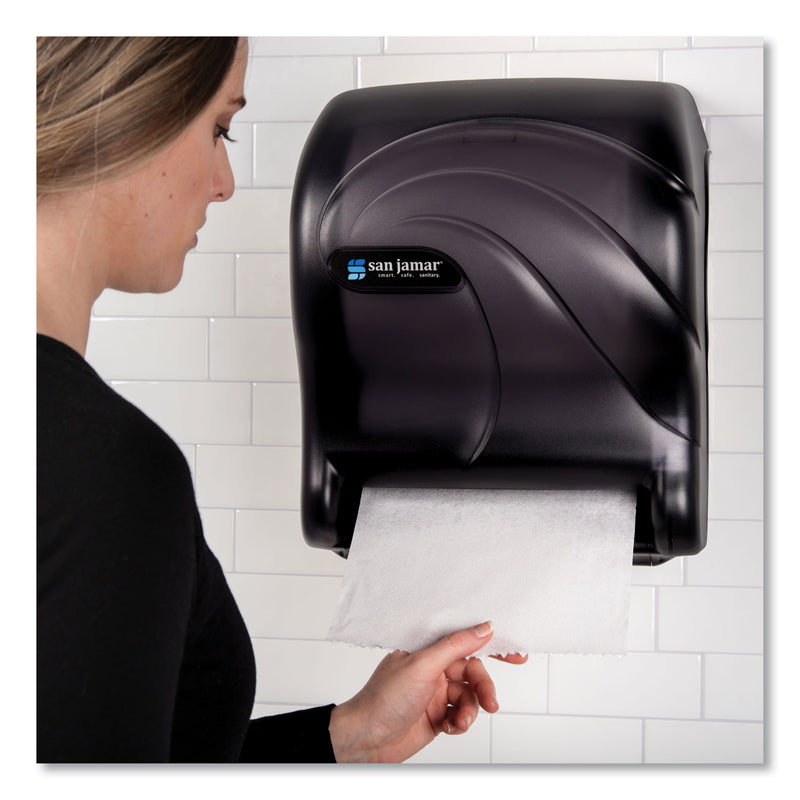 San Jamar Tear-N-Dry Essence Touchless Towel Dispenser, 11.75 x 9.13 x 14.44, Black Pearl