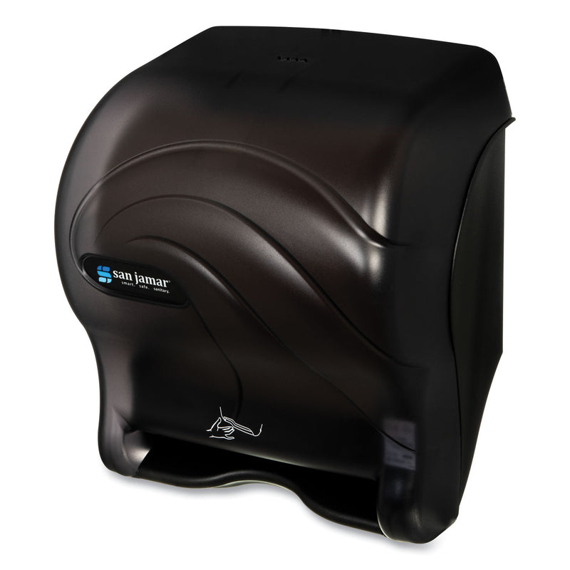 San Jamar Oceans Smart Essence Electronic Towel Dispenser, 11.88 x 9.1 x 14.4, Black