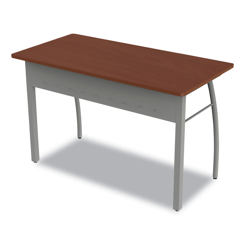 Linea Italia Trento Line Rectangular Desk, 47.25" x 23.63" x 29.5", Cherry