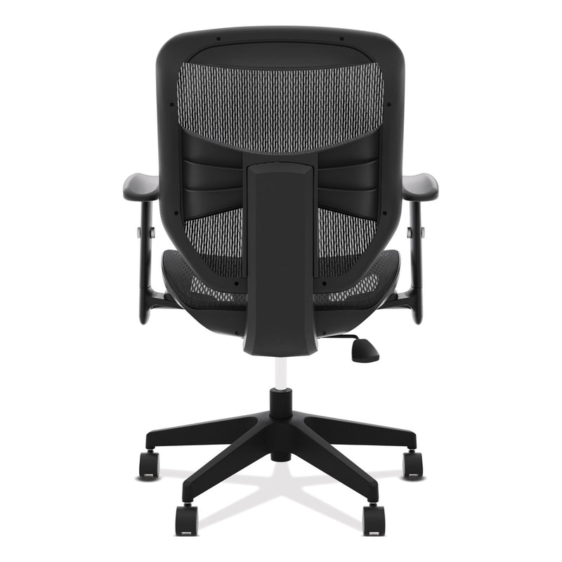 HON VL534 Mesh High-Back Task Chair, Supports Up to 250 lb, 18" to 22" Seat Height, Black