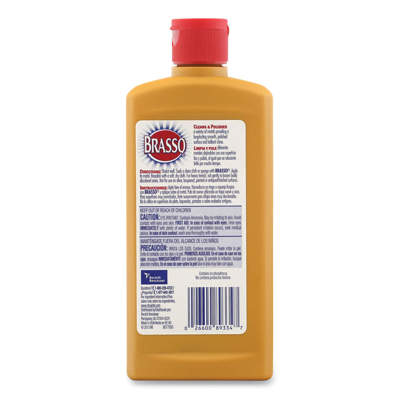 BRASSO Metal Surface Polish, 8 oz Bottle