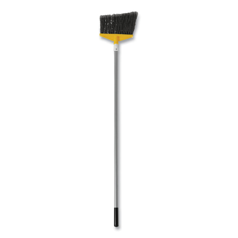 Rubbermaid Angled Large Broom, 48.78" Handle, Silver/Gray