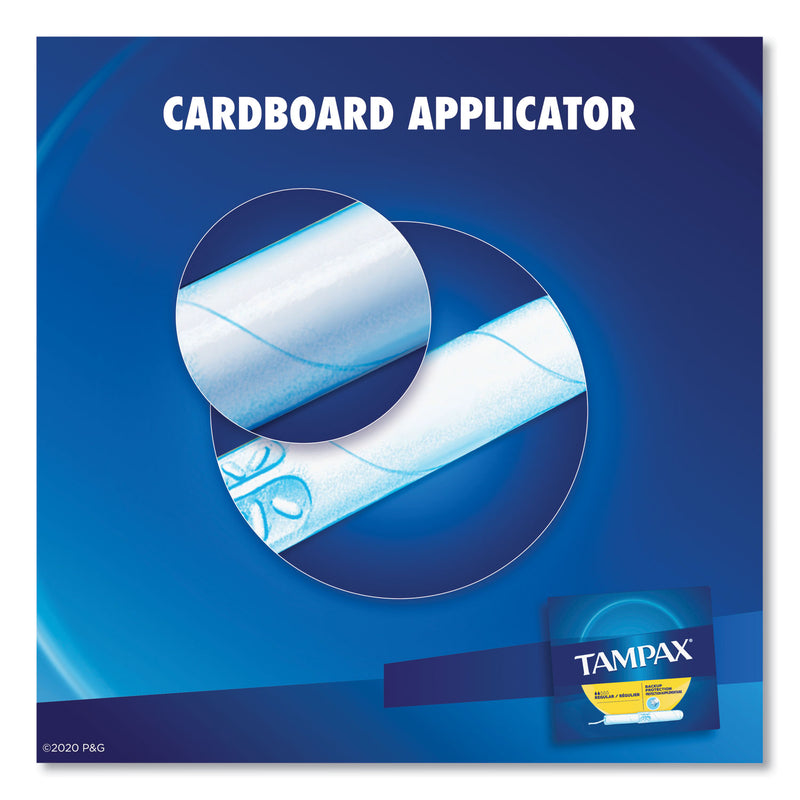 Tampax Tampons for Vending, Original, Regular Absorbency, 500/Carton