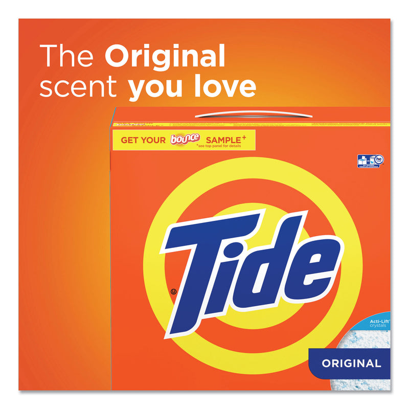 Tide HE Laundry Detergent, Original Scent, Powder, 95 oz Box, 3/Carton