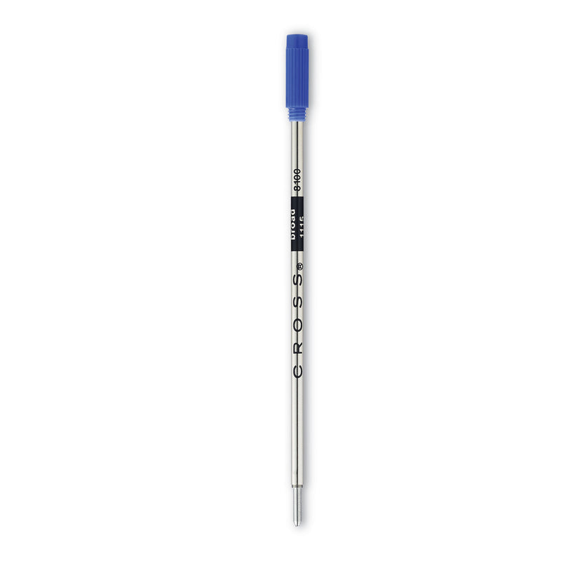 Cross Refills for Cross Ballpoint Pens, Bold Conical Tip, Blue Ink, 2/Pack