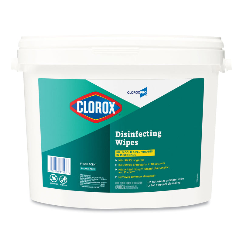 Clorox Disinfecting Wipes, 7 x 8, Fresh Scent, 700/Bucket