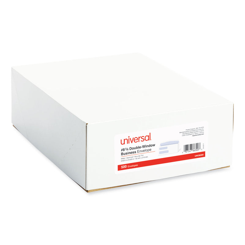 Universal Double Window Business Envelope,