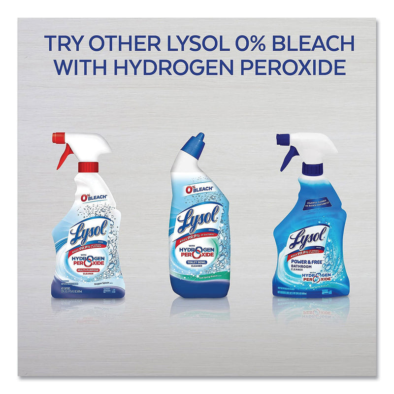 LYSOL Bathroom Cleaner with Hydrogen Peroxide, Cool Spring Breeze, 22 oz Trigger Spray Bottle