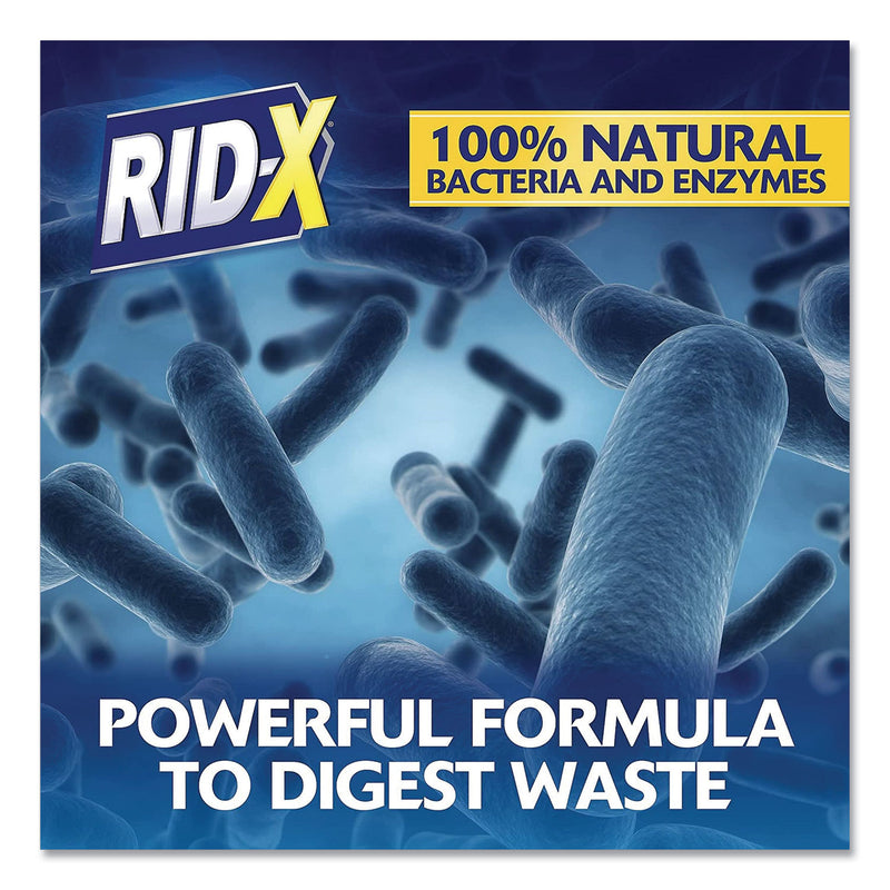 RID-X Septic System Treatment Concentrated Powder, 9.8 oz, 12/Carton