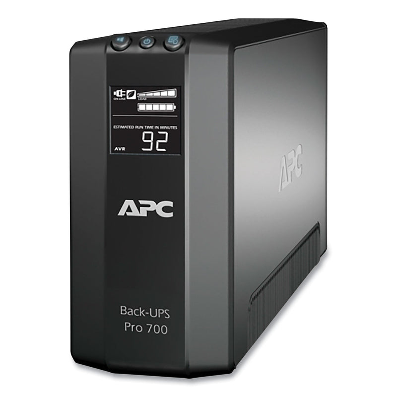 APC BR700G Back-UPS Pro 700 Battery Backup System, 6 Outlets, 700 VA, 355 J