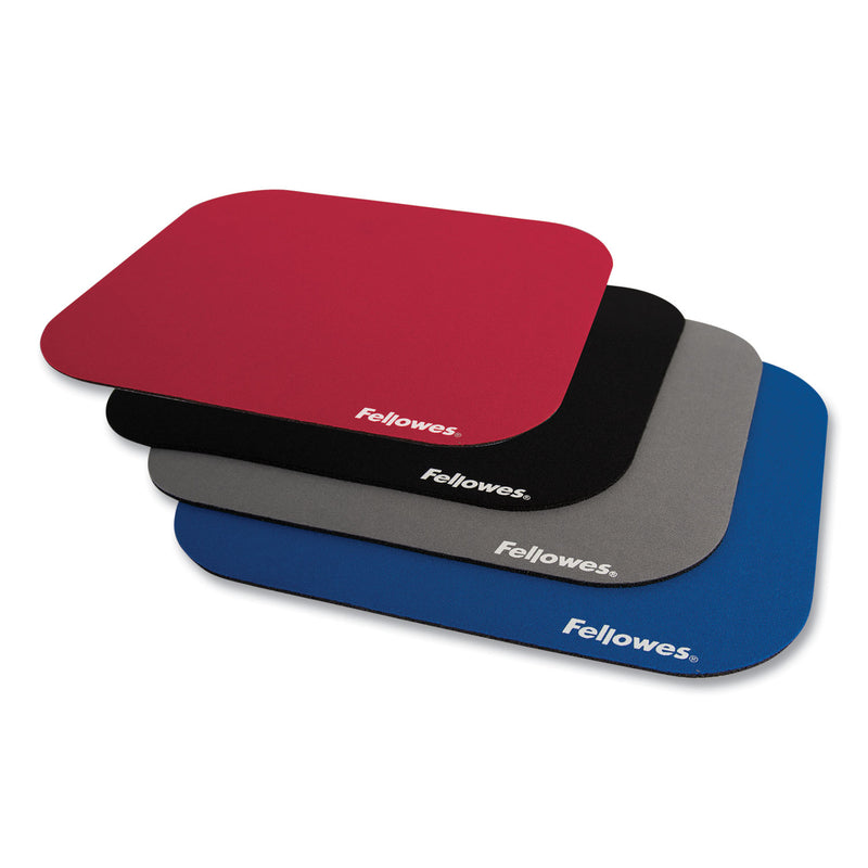 Fellowes Polyester Mouse Pad, 9 x 8, Blue