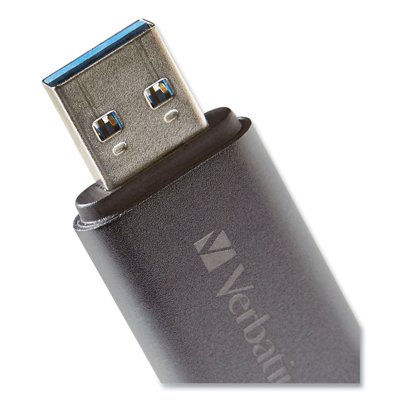 Verbatim Store 'n' Go Dual USB 3.0 Flash Drive for Apple Lightning Devices, 32 GB, Graphite