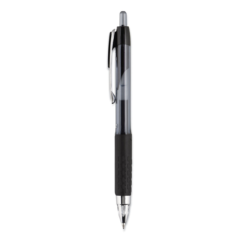 uniball Signo 207 Gel Pen Value Pack, Retractable, Medium 0.7 mm, Black Ink, Translucent Black Barrel, 36/Box