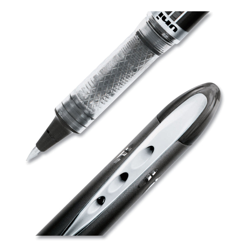 Vision Elite Roller Ball Pen, Stick, Bold 0.8 mm, Blue Ink, White-Blue Barrel