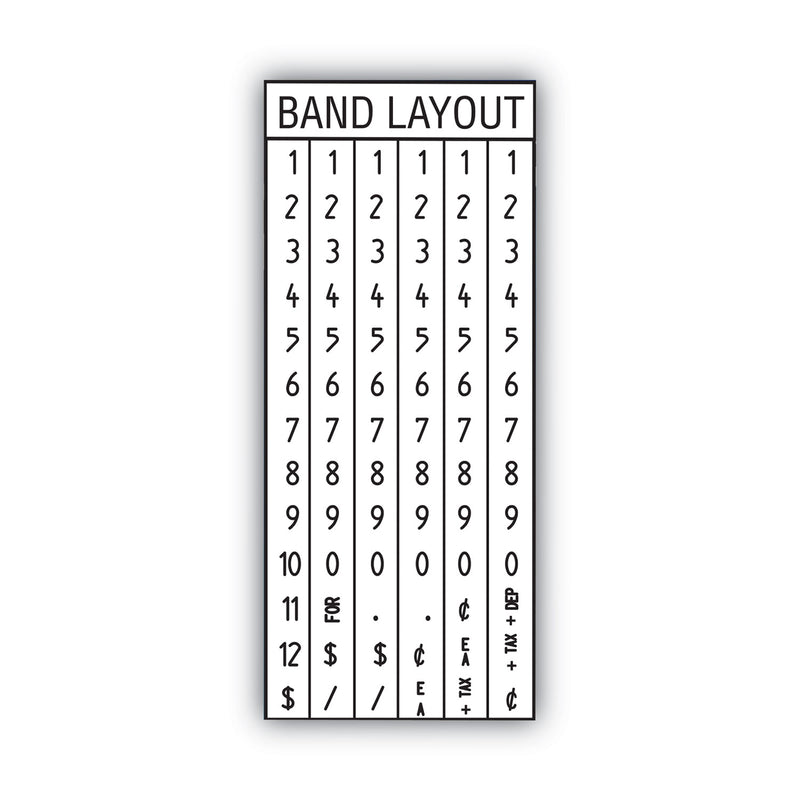 Garvey Pricemarker Kit, Model 22-6, 1-Line, 6 Characters/Line, 0.81 x 0.44 Label Size