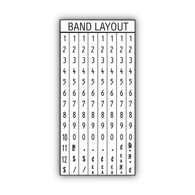 Garvey Pricemarker Kit, Model 22-8, 1-Line, 8 Characters/Line, 0.81 x 0.44 Label Size