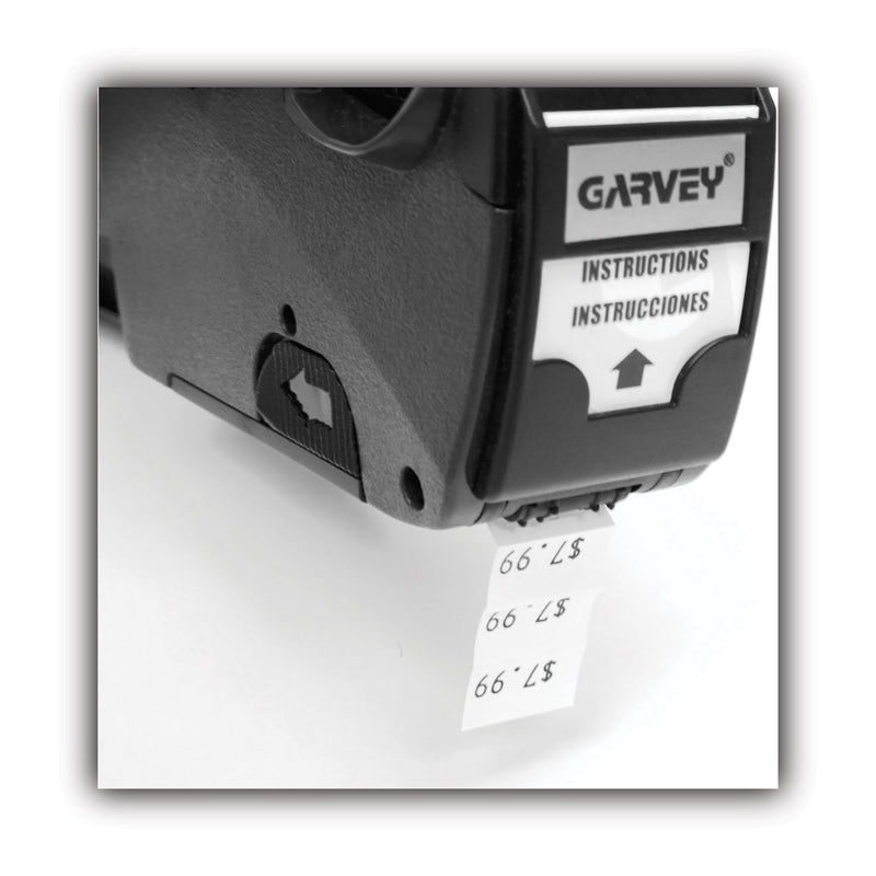 Garvey Pricemarker Kit, Model 22-8, 1-Line, 8 Characters/Line, 0.81 x 0.44 Label Size