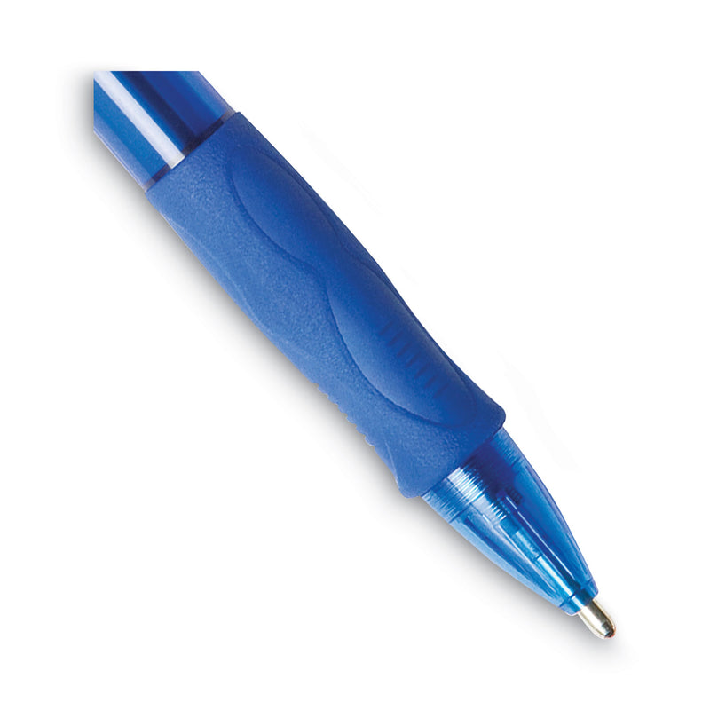 BIC GLIDE Bold Ballpoint Pen Value Pack, Retractable, Bold 1.6 mm, Blue Ink, Blue Barrel, 36/Pack