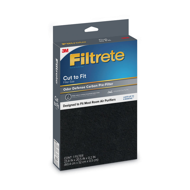 Filtrete Odor Defense Carbon Pre Filter, 20.5 x 23.8, 4/Carton