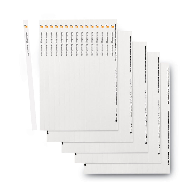 Avery Binder Spine Inserts, 0.5" Spine Width, 16 Inserts/Sheet, 5 Sheets/Pack