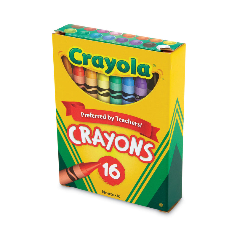 Crayola Classic Color Crayons, Tuck Box, 16 Colors