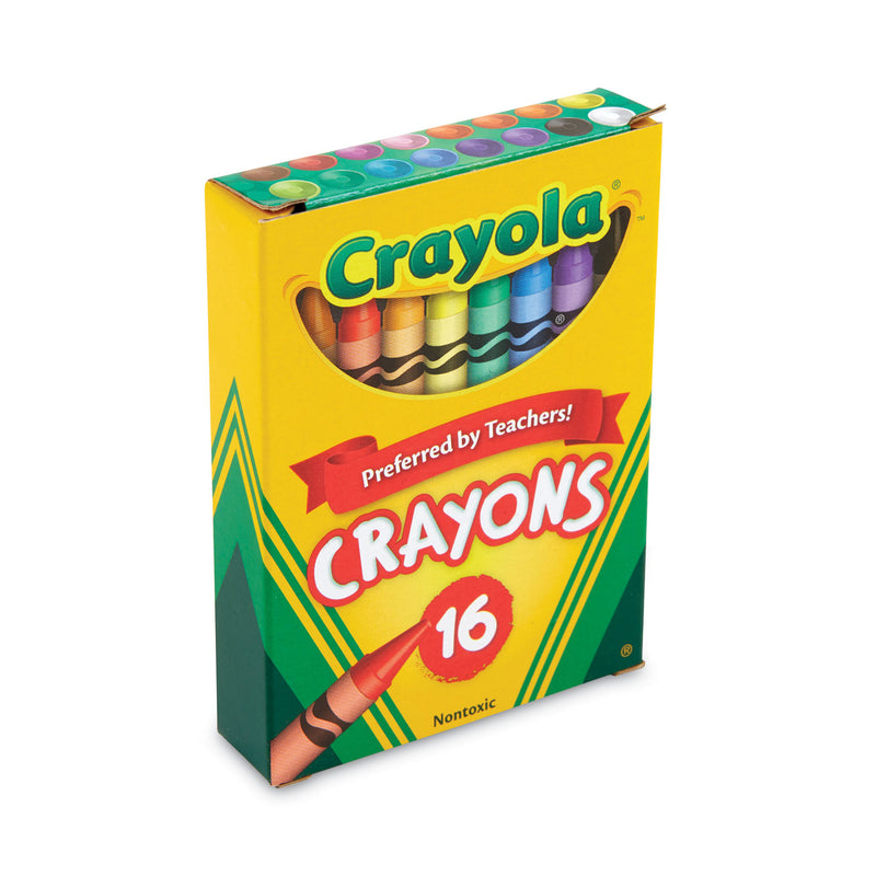 Crayola Classic Color Crayons, Tuck Box, 16 Colors