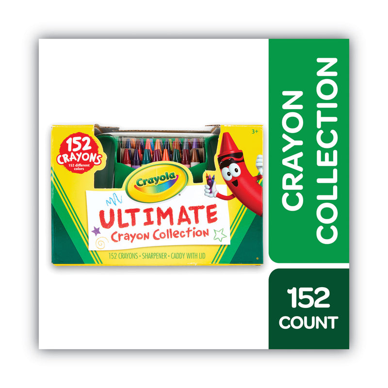 Crayola Ultimate Crayon Case, Sharpener Caddy, 152 Colors