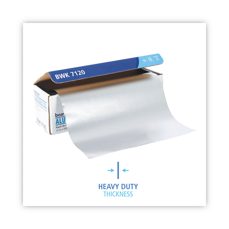 Boardwalk Heavy-Duty Aluminum Foil Roll, 12" x 500 ft