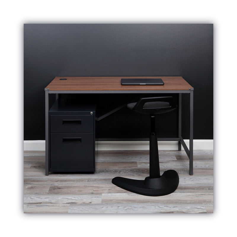 Alera File Pedestal, Left or Right, 2-Drawers: Box/File, Legal/Letter, Charcoal, 14.96" x 19.29" x 21.65"