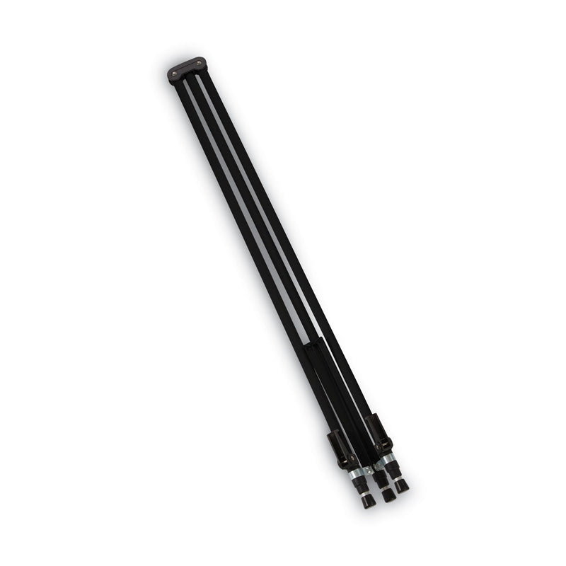 Quartet Lightweight Telescoping Tripod Easel, Adjusts 38" to 66" High, Aluminum, Black