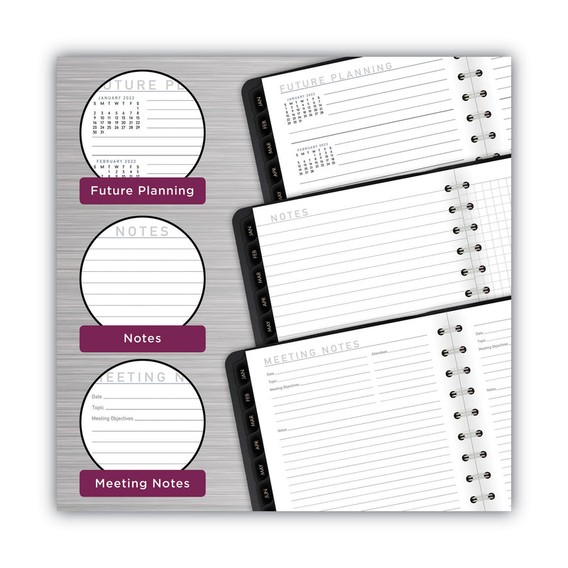 AT-A-GLANCE Contemporary Monthly Planner, 8.75 x 7, Black Cover, 12-Month (Jan to Dec): 2023