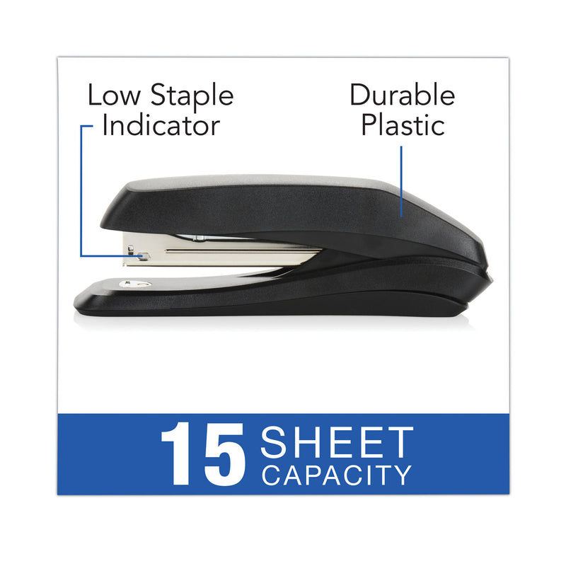 Swingline Standard Stapler Value Pack, 15-Sheet Capacity, Black