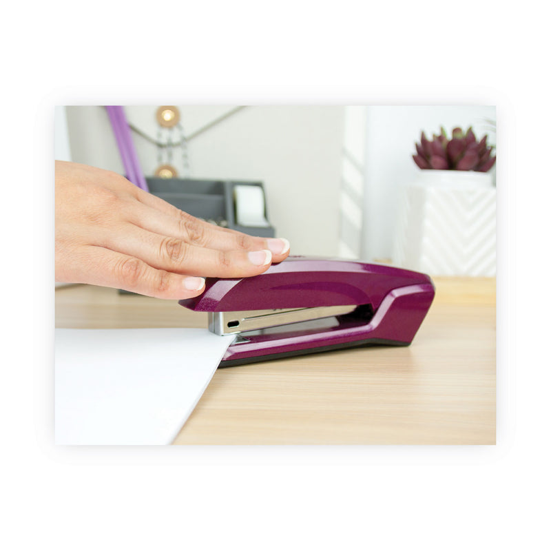 Bostitch Ascend Stapler, 20-Sheet Capacity, Magenta