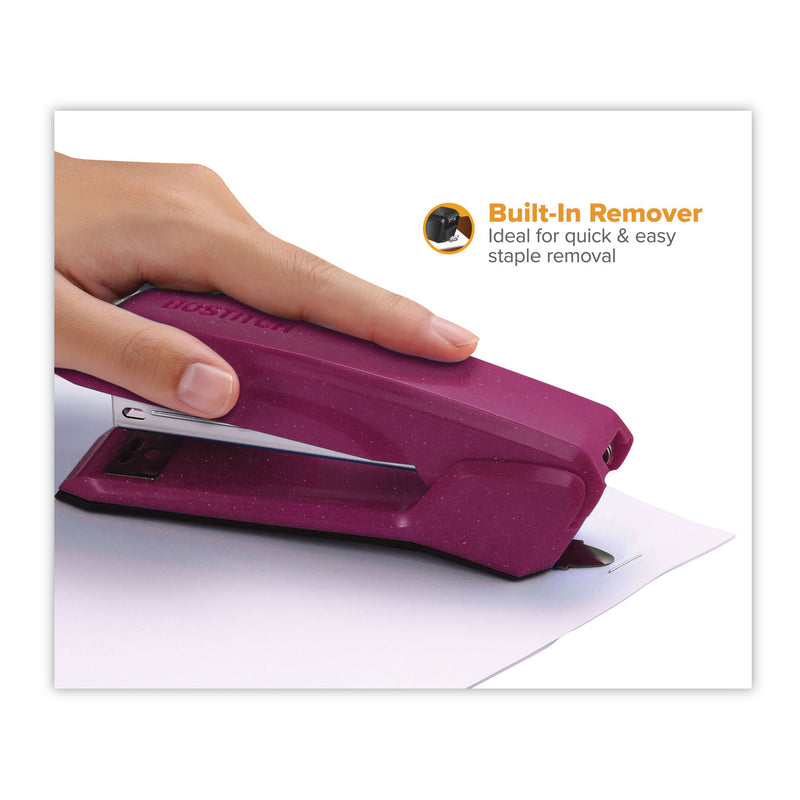 Bostitch Ascend Stapler, 20-Sheet Capacity, Magenta