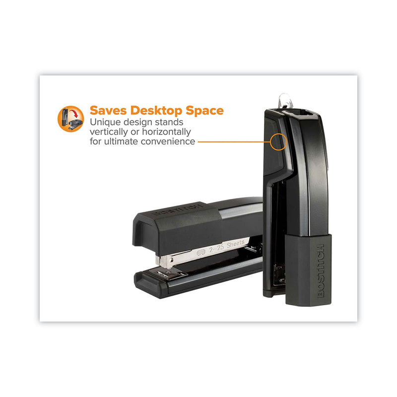 Bostitch Epic Stapler, 25-Sheet Capacity, Black