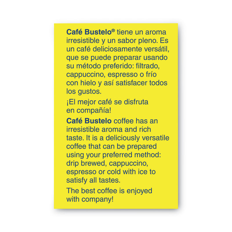 Café Bustelo Coffee, Espresso, 10 oz Brick Pack