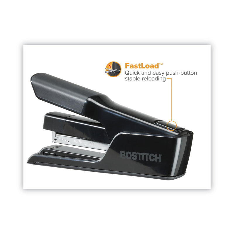 Bostitch EZ Squeeze 40 Stapler, 40-Sheet Capacity, Black