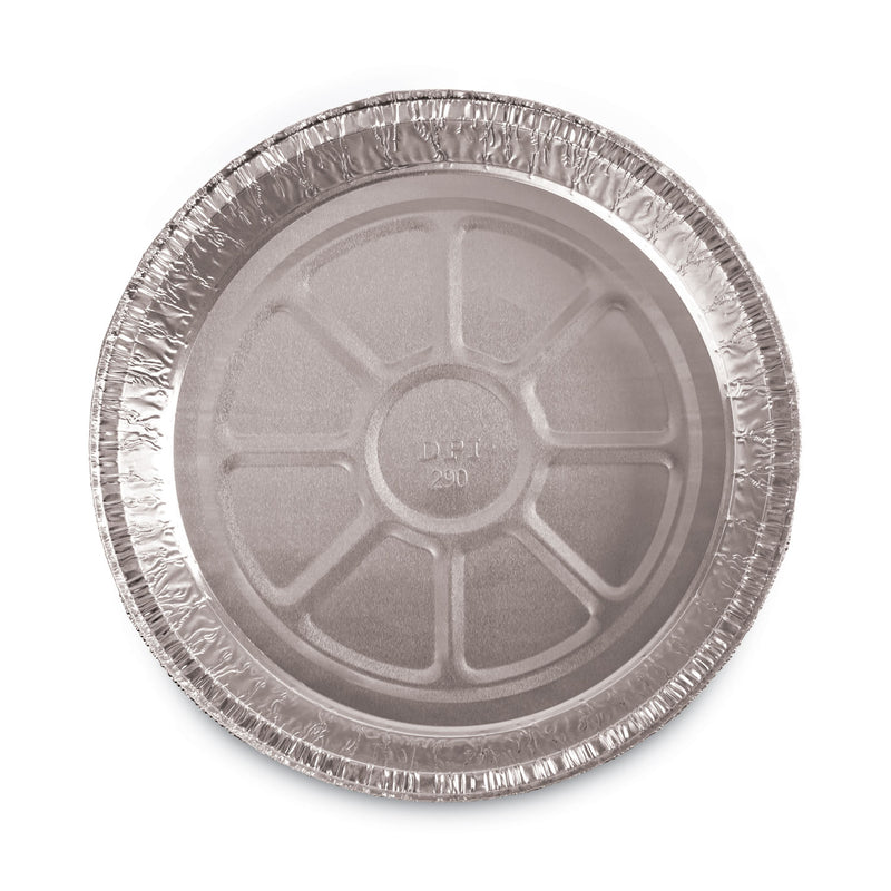 Boardwalk Round Aluminum To-Go Containers, 48 oz, 9" Diameter x 1.66"h, Silver, 500/Carton