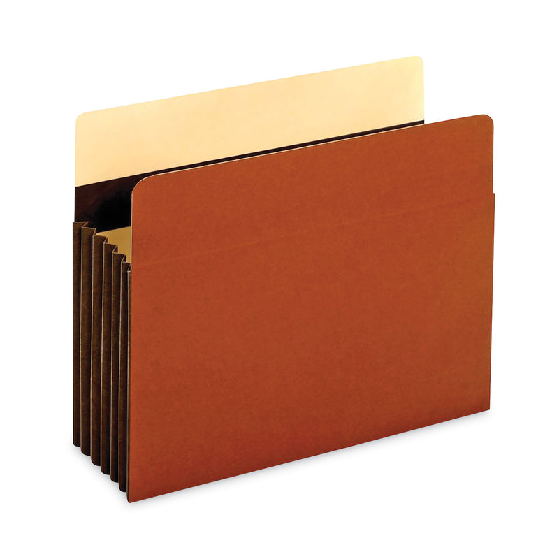 Universal Redrope Expanding File Pockets, 7" Expansion, Letter Size, Brown, 5/Box