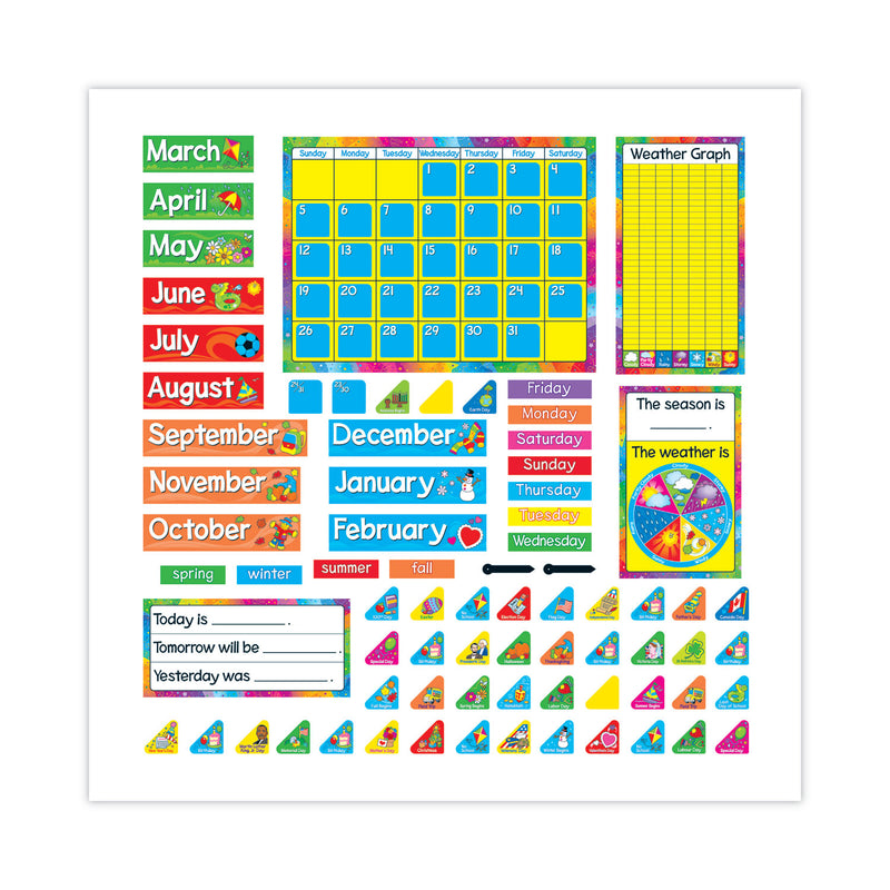 TREND Year Around Calendar Bulletin Board Set, 22" x 17"