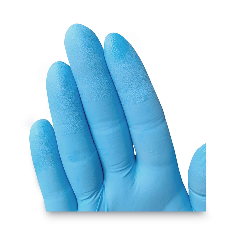 KleenGuard G10 Comfort Plus Blue Nitrile Gloves. Light Blue, X-Large, 100/Box