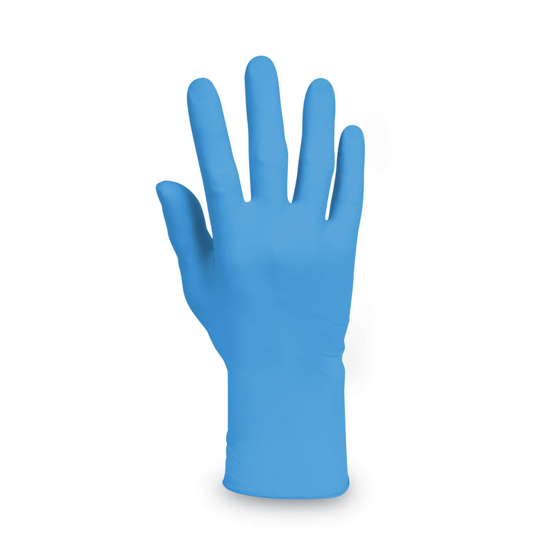 KleenGuard G10 2PRO Nitrile Gloves, Blue, Large, 100/Box
