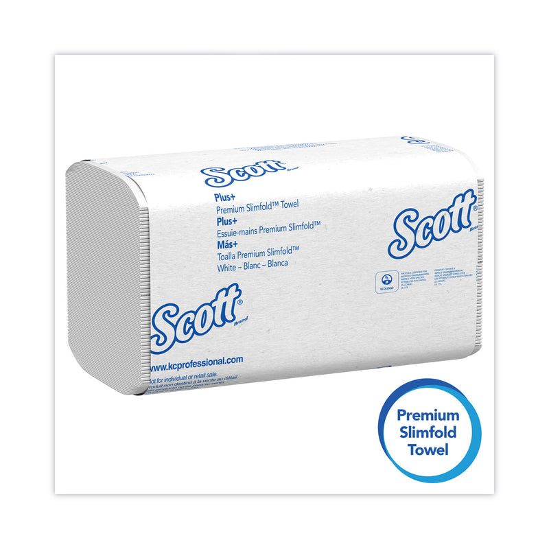 Scott Control Slimfold Towels, 7.5 x 11.6, White, 90/Pack, 24 Packs/Carton