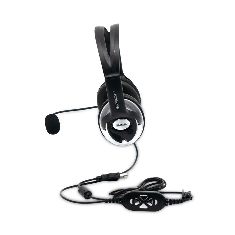 Spracht ZuM USB Headset, Binaural, Over The Head