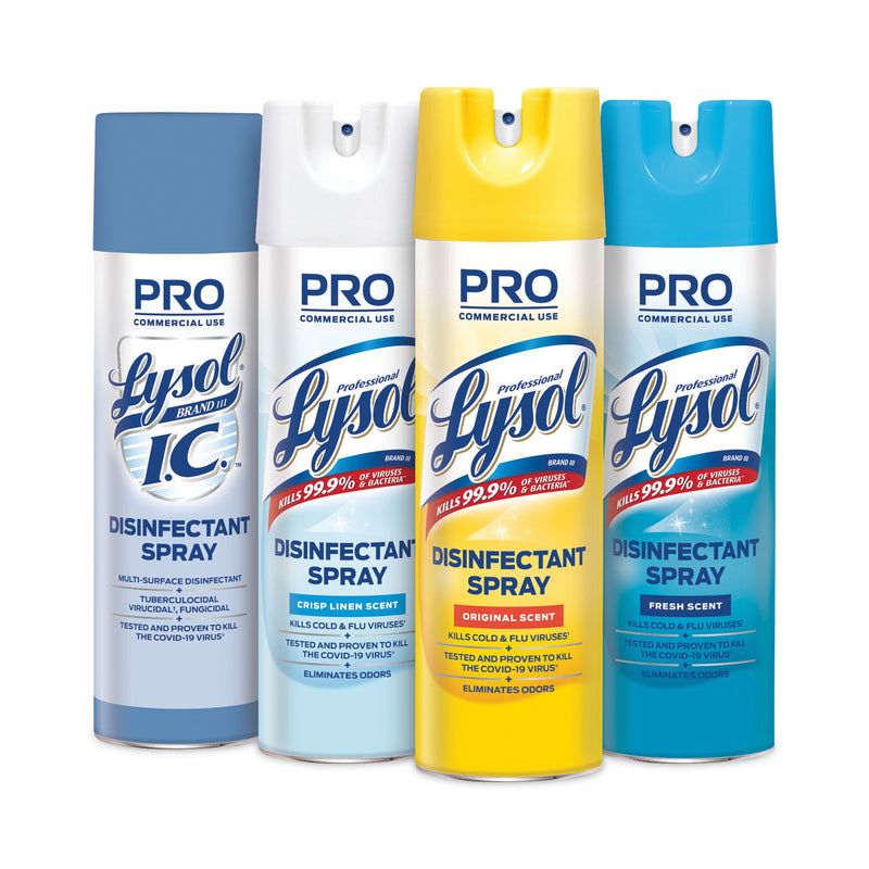 Professional LYSOL Disinfectant Spray, Fresh, 19 oz Aerosol Spray